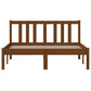 Bedframe Massief Hout Honingbruin 120X200 Cm