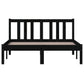 Bedframe Massief Hout Zwart 120X200 Cm