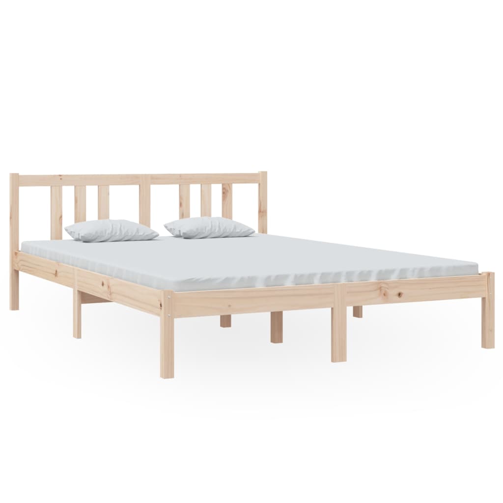 Bedframe Massief Hout 140X200 Cm
