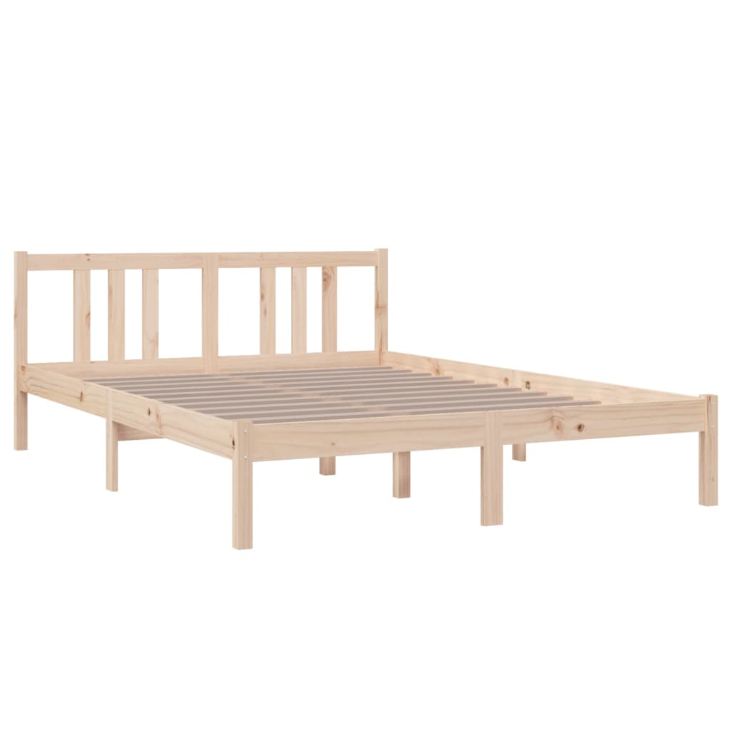 Bedframe Massief Hout 140X200 Cm