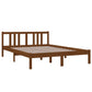 Bedframe Massief Hout Honingbruin 140X200 Cm