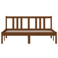 Bedframe Massief Hout Honingbruin 140X200 Cm