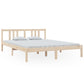 Bedframe Massief Hout 150X200 Cm 5Ft King Size