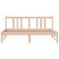Bedframe Massief Hout 150X200 Cm 5Ft King Size