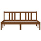 Bedframe Massief Hout Honingbruin 150X200 Cm 5Ft King Size