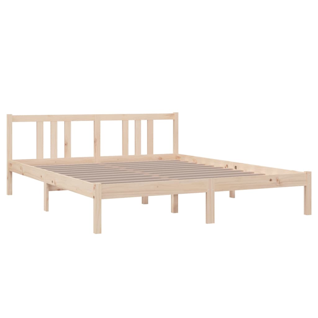 Bedframe Massief Hout 160X200 Cm