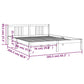 Bedframe Massief Hout Grijs 160X200 Cm