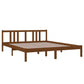 Bedframe Massief Hout Honingbruin 160X200 Cm