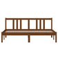 Bedframe Massief Hout Honingbruin 160X200 Cm