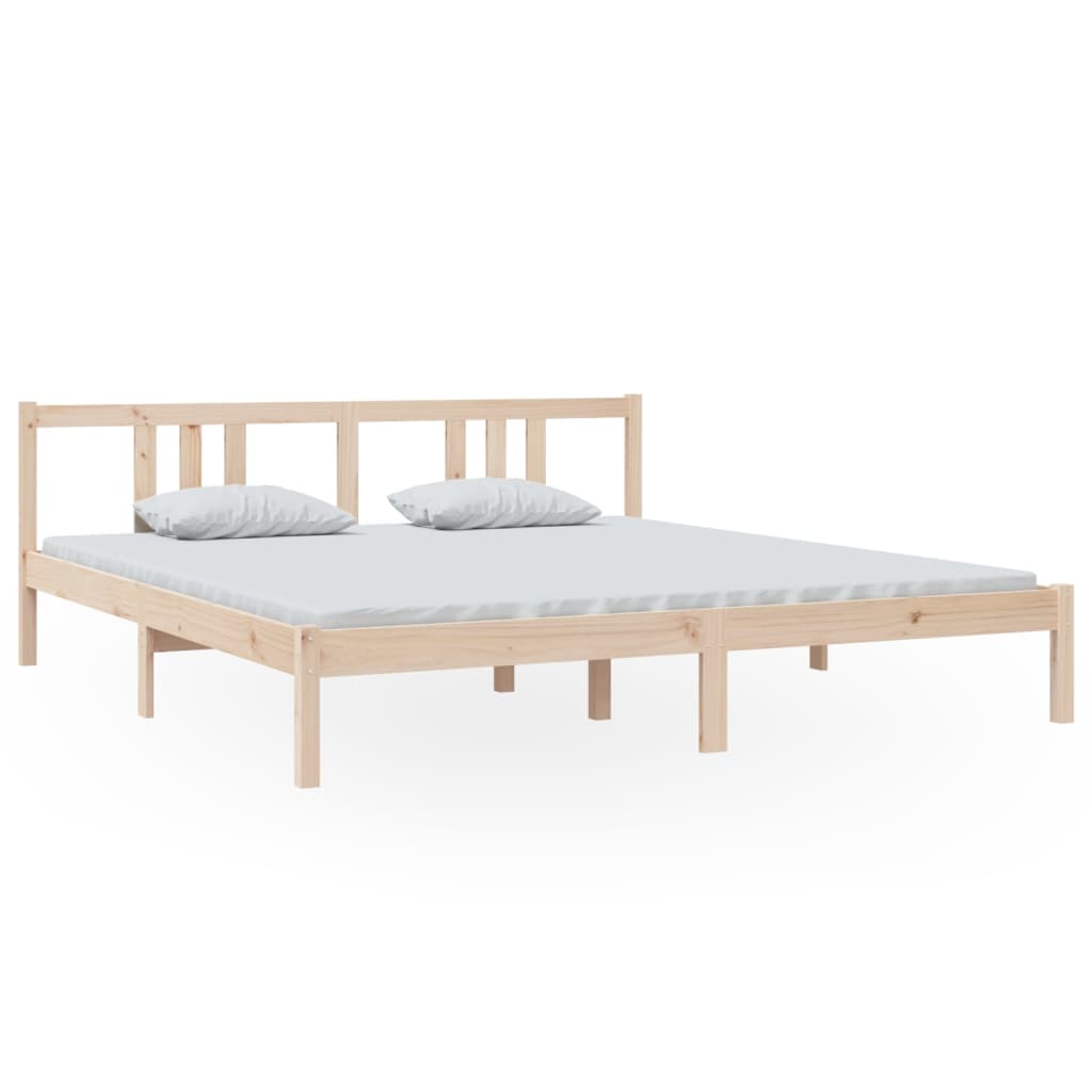 Bedframe Massief Hout 180X200 Cm 6Ft Super King