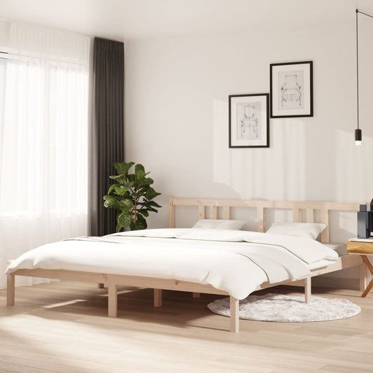 Bedframe Massief Hout 180X200 Cm 6Ft Super King