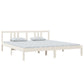 Bedframe Massief Hout Wit 180X200 Cm 6Ft Super King