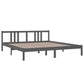 Bedframe Massief Hout Grijs 180X200 Cm 6Ft Super King