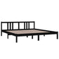 Bedframe Massief Hout Zwart 180X200 Cm 6Ft Super King