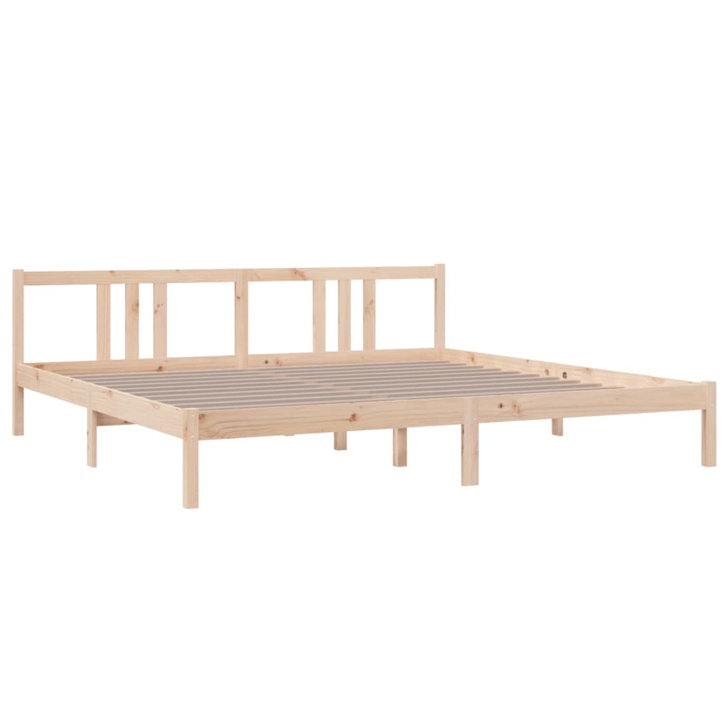 Bedframe Massief Hout 200X200 Cm