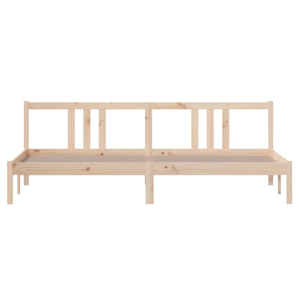 Bedframe Massief Hout 200X200 Cm