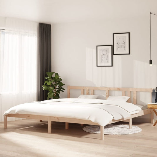 Bedframe Massief Hout 200X200 Cm