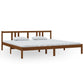 Bedframe Massief Hout Honingbruin 200X200 Cm