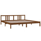 Bedframe Massief Hout Honingbruin 200X200 Cm