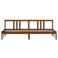 Bedframe Massief Hout Honingbruin 200X200 Cm