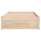 Bedframe Massief Hout 75X190 Cm 2Ft6 Small Single