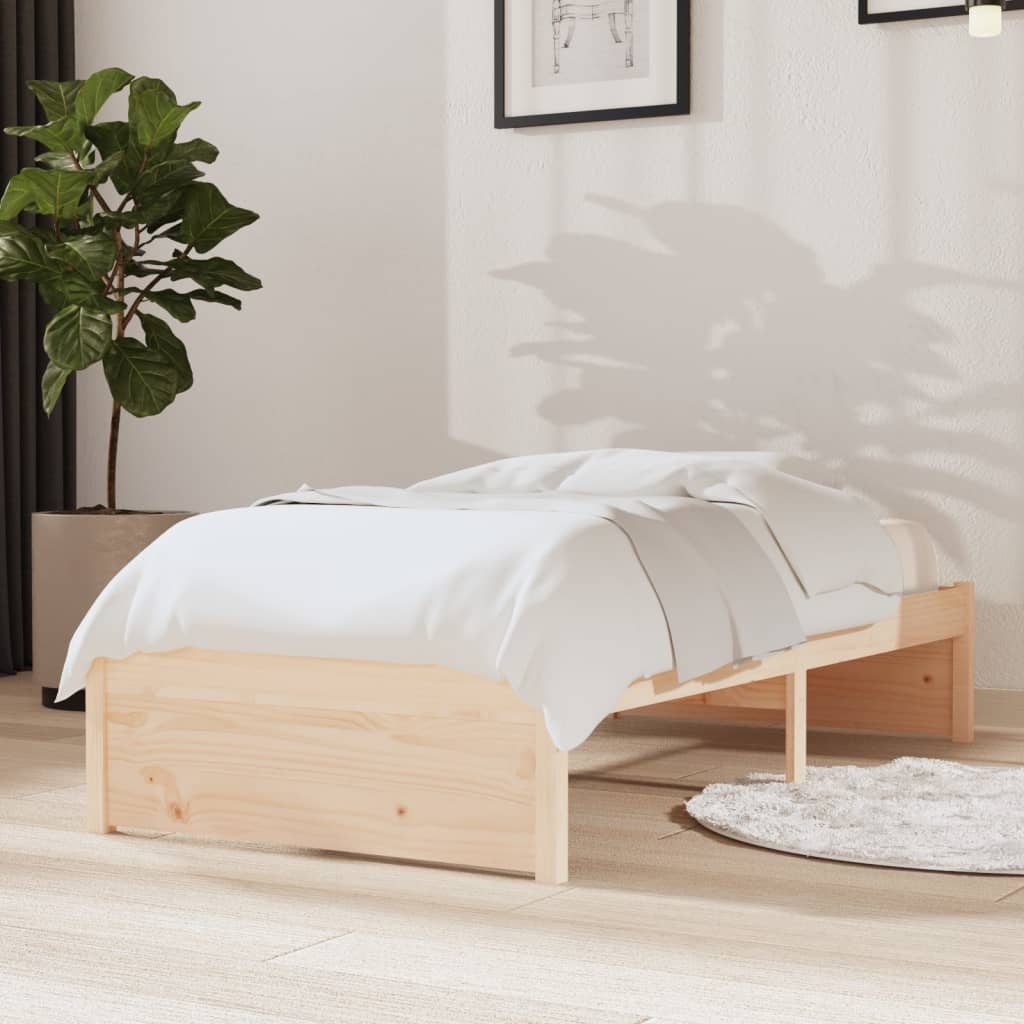 Bedframe Massief Hout 75X190 Cm 2Ft6 Small Single