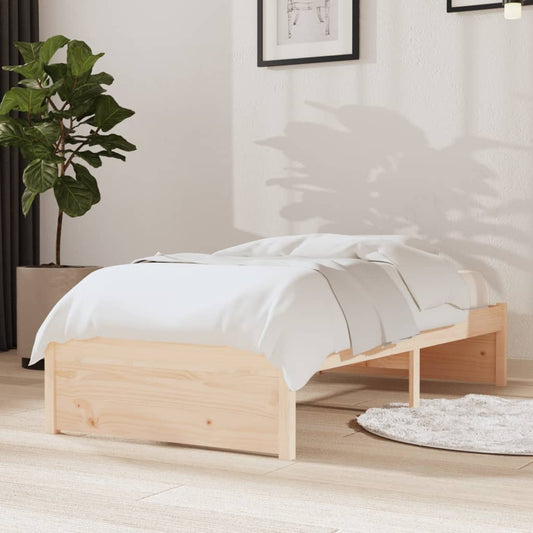 Bedframe Massief Hout 75X190 Cm 2Ft6 Small Single