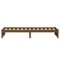 Bedframe Massief Hout Honingbruin 75X190 Cm 2Ft6 Small Single
