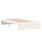 Bedframe Massief Hout Wit 90X190 Cm 3Ft Single