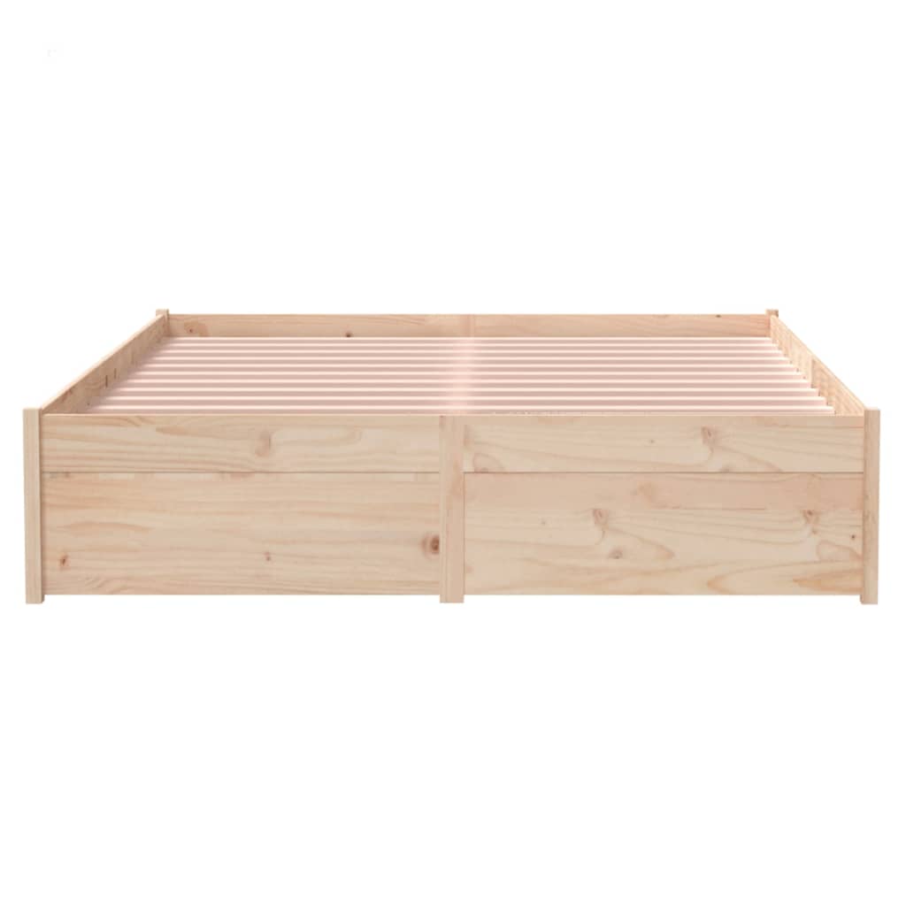Bedframe Massief Hout 120X190 Cm 4Ft Small Double