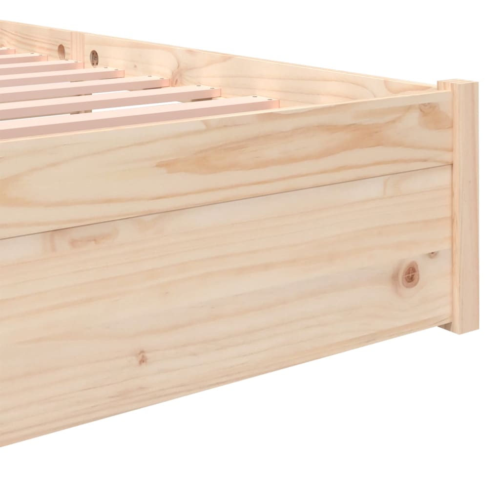 Bedframe Massief Hout 120X190 Cm 4Ft Small Double