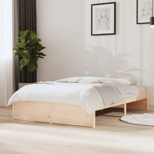 Bedframe Massief Hout 120X190 Cm 4Ft Small Double