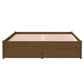 Bedframe Massief Hout Honingbruin 120X190 Cm 4Ft Small Double