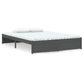Bedframe Massief Hout Grijs 140X190 Cm