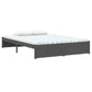 Bedframe Massief Hout Grijs 140X190 Cm