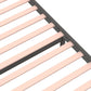 Bedframe Massief Hout Grijs 90X200 Cm