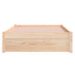 Bedframe Massief Hout 100X200 Cm