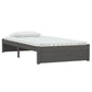 Bedframe Massief Hout Grijs 100X200 Cm