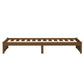 Bedframe Massief Hout Honingbruin 100X200 Cm