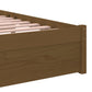 Bedframe Massief Hout Honingbruin 100X200 Cm