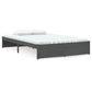 Bedframe Massief Hout Grijs 120X200 Cm