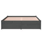 Bedframe Massief Hout Grijs 120X200 Cm
