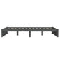 Bedframe Massief Hout Grijs 120X200 Cm