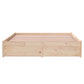 Bedframe Massief Hout 140X200 Cm