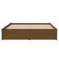 Bedframe Massief Hout Honingbruin 140X200 Cm