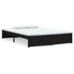 Bedframe Massief Hout Zwart 140X200 Cm
