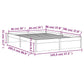 Bedframe Massief Hout Zwart 140X200 Cm