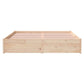 Bedframe Massief Hout 150X200 Cm 5Ft King Size