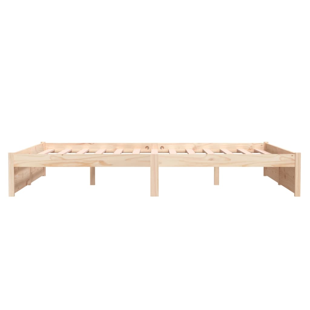 Bedframe Massief Hout 150X200 Cm 5Ft King Size