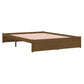 Bedframe Massief Hout Honingbruin 160X200 Cm
